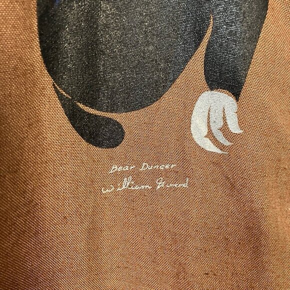 Vintage Ay Ay Mut William Good Salish Original Bear Dancer Robe Duster BC Canada - Picture 3 of 10